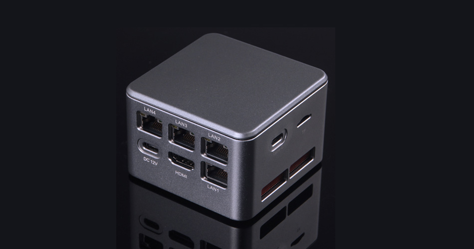 派勤C-BOX-M1,四網口軟路由空間魔法師N5105/N6005系列迷你主機