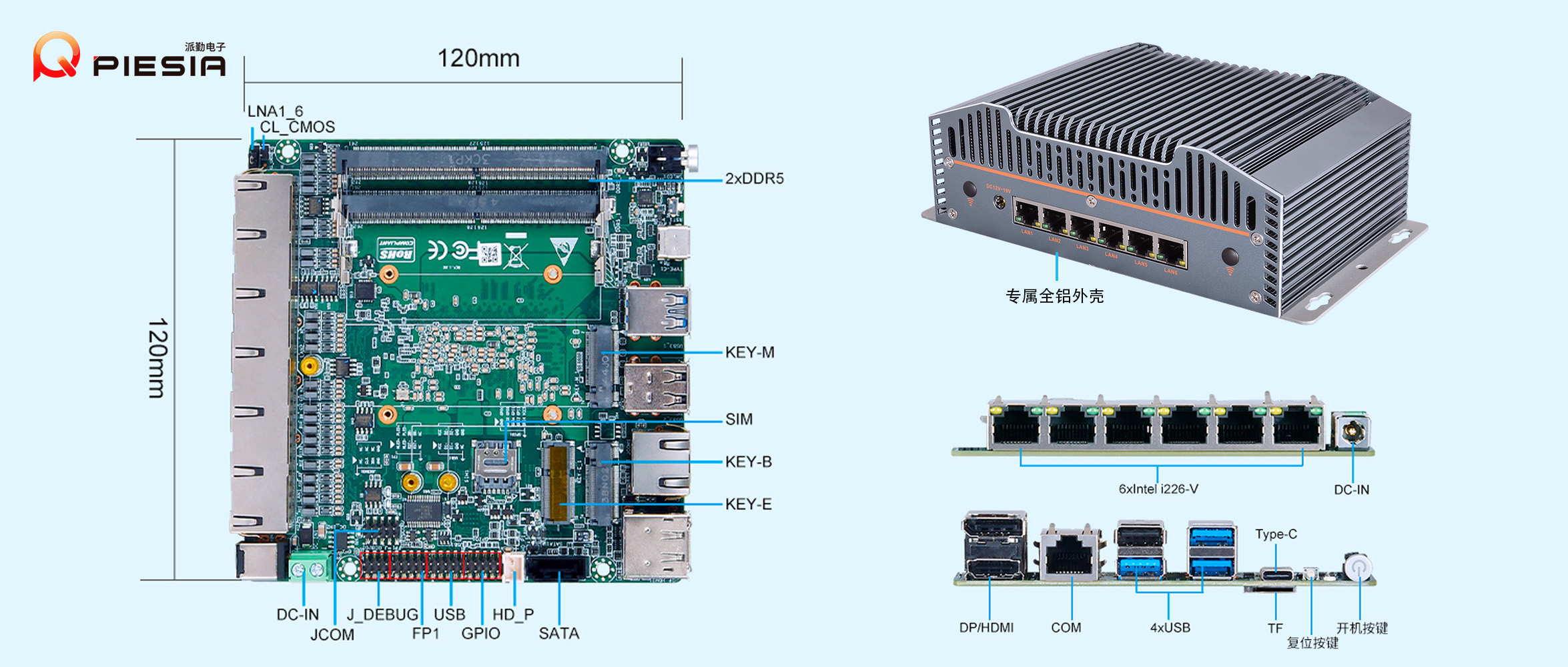 派勤電子UT100NA6L工控主板 | 視覺檢測領域的“智慧之眼” 派勤電子UT100NA6L工控主板 | 視覺檢測領域的“智慧之眼”
