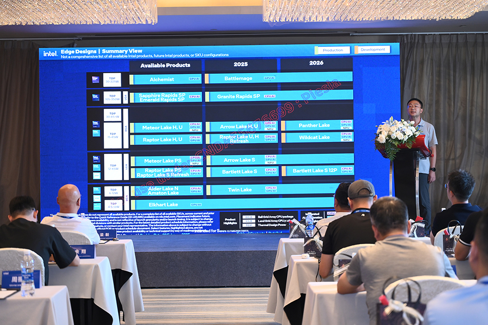 派勤電子&英特爾研討會|共探AI+商顯新未來！